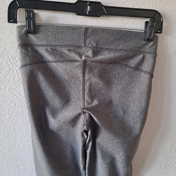 Under Armour Gray and Orange Capri Workout Leggings - Picture 5 of 6